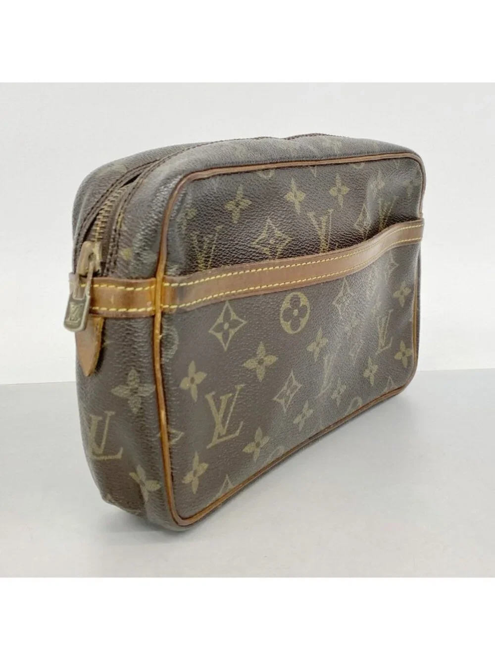 Louis Vuitton Clutch Monogram Compiegne 23 Brown